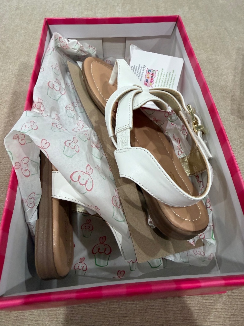 Cupcake Couture kids sandals